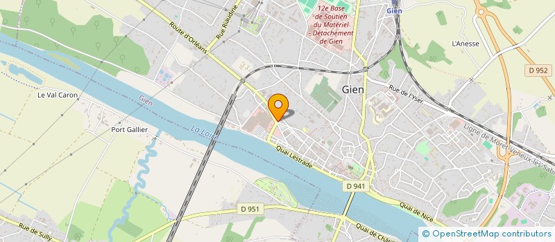 localisation de l'entreprise SCM RADIODIAGNOSTIC DU GIENNOIS  GIEN