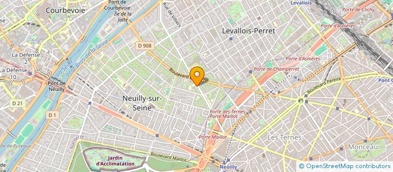 localisation de l'entreprise SCM RADIOLOGIE AMBROISE PARE à NEUILLY-SUR-SEINE