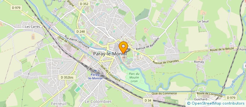 localisation de l'entreprise SCM RADIOLOGIE PARAY 83 à PARAY-LE-MONIAL
