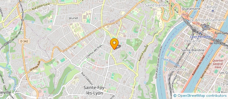 localisation de l'entreprise SCM RADIOTHERAPIE DE L'OUEST LYONNAIS  SAINTE-FOY-LES-LYON