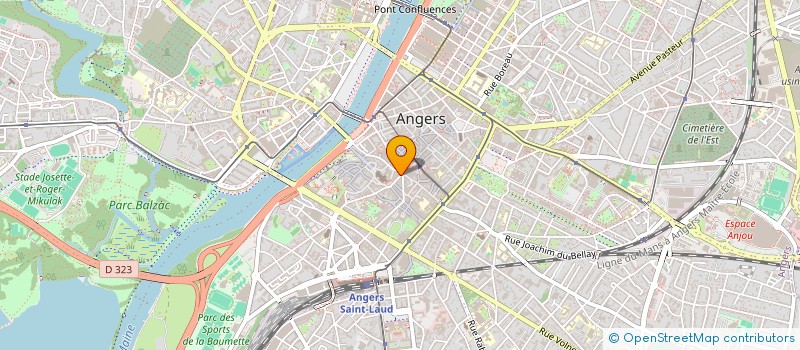 localisation de l'entreprise SCM RAMEAU à ANGERS