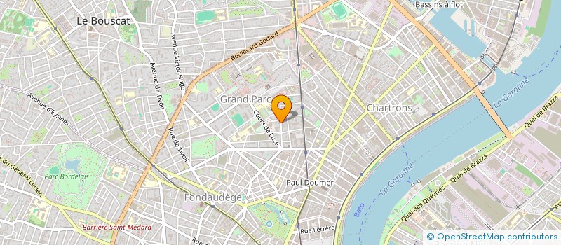localisation de l'entreprise SCM RAS à BORDEAUX