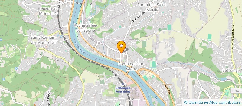 localisation de l'entreprise SCM RAUX CONVERT à FONTAINES-SUR-SAONE