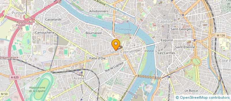 localisation de l'entreprise SCM RAVELIN 3  TOULOUSE