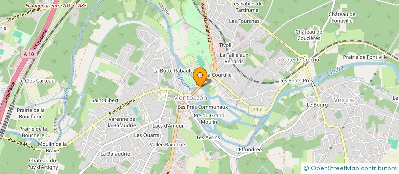 localisation de l'entreprise SCM-RAYALIZEE  MONTBAZON