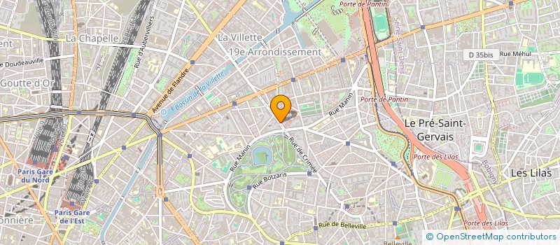 localisation de l'entreprise SCM RC à PARIS