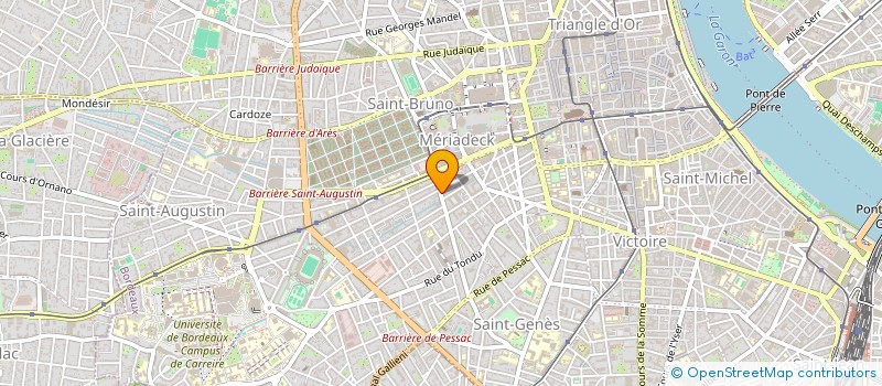 localisation de l'entreprise SCM RECAPPE BERNARD ET DAMIENS JEAN PAUL  BORDEAUX