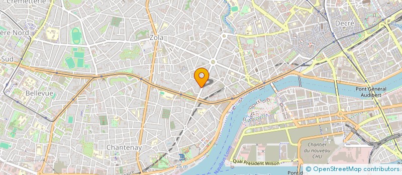 localisation de l'entreprise SCM RECOR DENTAIRE à NANTES