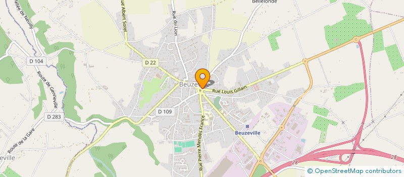 localisation de l'entreprise SCM REGUER VARLAJ LE MAO GATINET CAVELIER à BEUZEVILLE