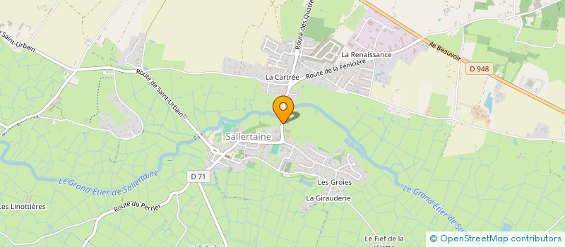 localisation de l'entreprise SCM RENE BAZIN à SALLERTAINE