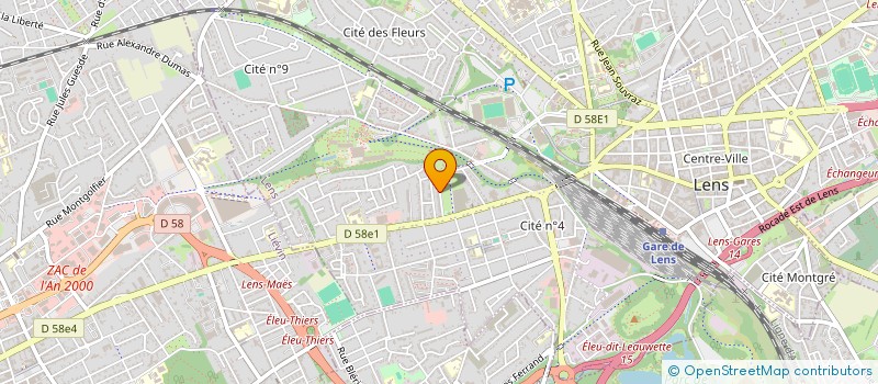 localisation de l'entreprise SCM RESPI LIB  LENS