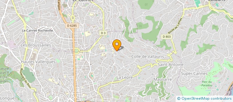 localisation de l'entreprise SCM RETINA CANNES  CANNES