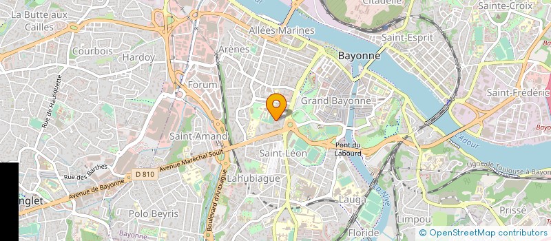 localisation de l'entreprise SCM REVEILLARD PIERRE ET GIRARD PHILIPPE à BAYONNE