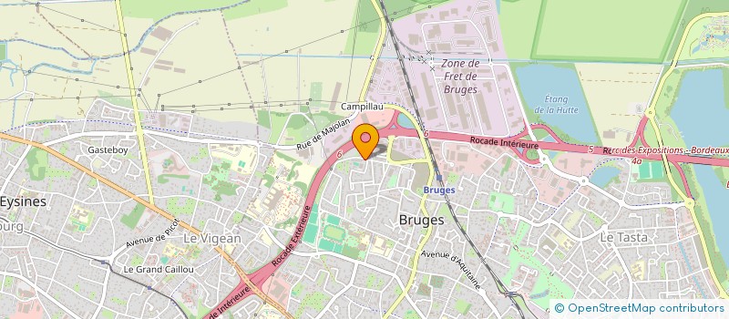 localisation de l'entreprise SCM RHUMATO BRUGES  BRUGES