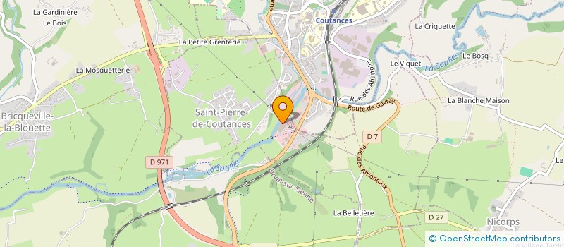 localisation de l'entreprise SCM RHUMATO CENTRE MANCHE à SAINT-PIERRE-DE-COUTANCES