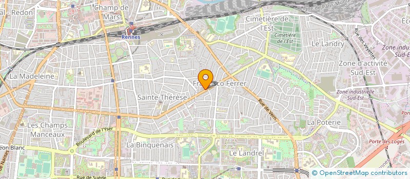 localisation de l'entreprise SCM RHUMATO FRANKLIN à RENNES