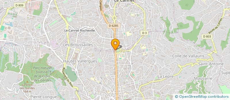 localisation de l'entreprise SCM RICCI AVOCATS à LE CANNET