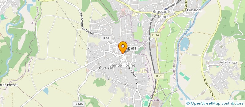 localisation de l'entreprise SCM RICHARD MEFFLET ET DIDIER RAFFIS  SAINTE-FLORINE