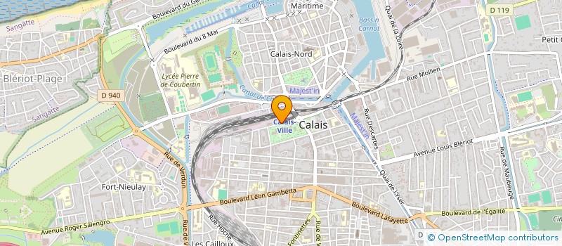 localisation de l'entreprise SCM RINGOT-SOUPART-LEFEBVRE  CALAIS