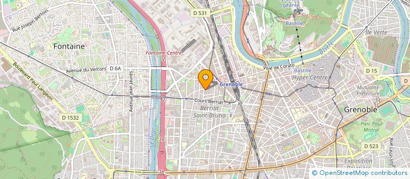 localisation de l'entreprise SCM RIVE GAUCHE MEDICAL  GRENOBLE