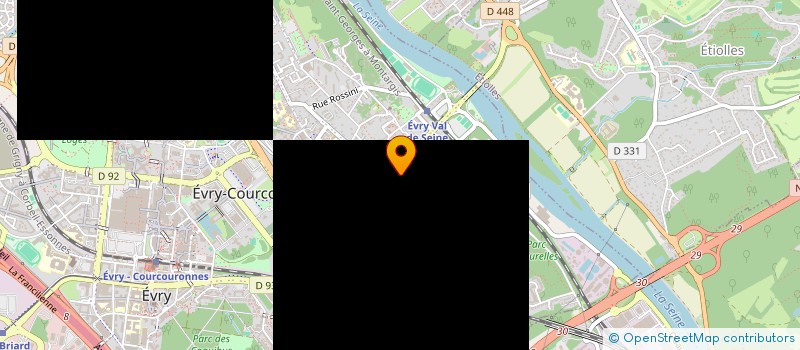 localisation de l'entreprise SCM ROBINEAU - MINGOT à EVRY-COURCOURONNES