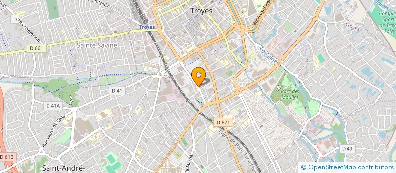 localisation de l'entreprise SCM ROCA à TROYES