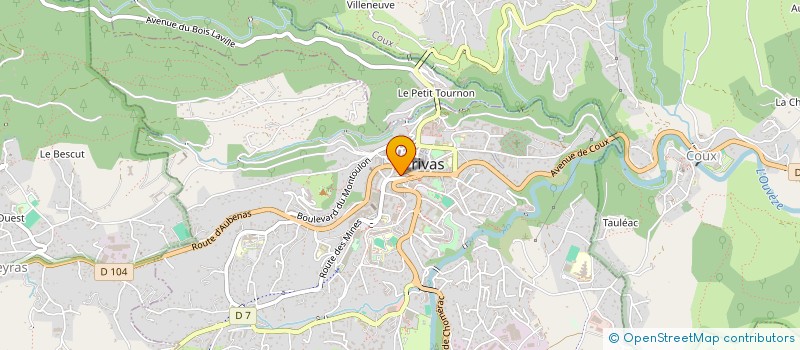 localisation de l'entreprise SCM ROCHAT ROUVIERE LUCCIONI HUGUIES à PRIVAS