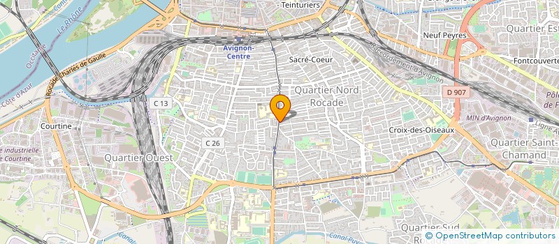 localisation de l'entreprise SCM ROCHER DI COSTENZO GONZALEZ à AVIGNON