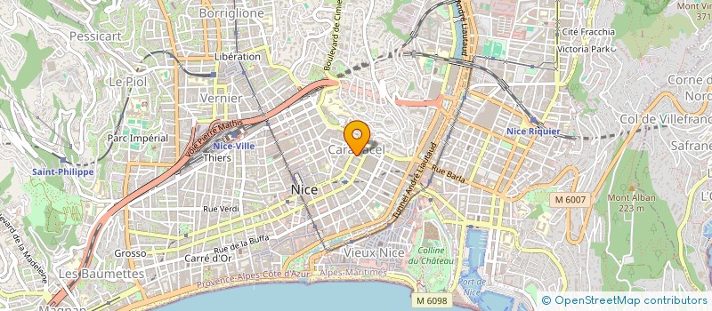 localisation de l'entreprise SCM ROCHET & GUATTERI à NICE