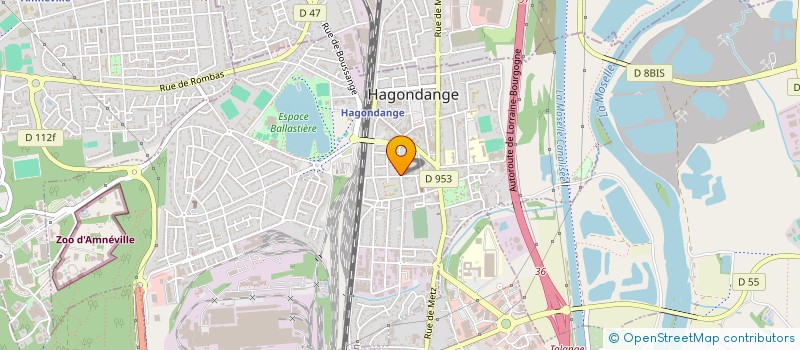 localisation de l'entreprise SCM RODISIO-CONRAD-DREON à HAGONDANGE