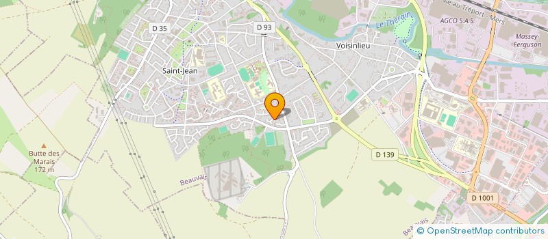 localisation de l'entreprise SCM ROLS BERNARD ET BISSON ERIC  BEAUVAIS