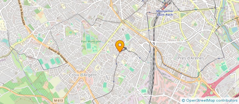 localisation de l'entreprise SCM ROMA à MONTPELLIER