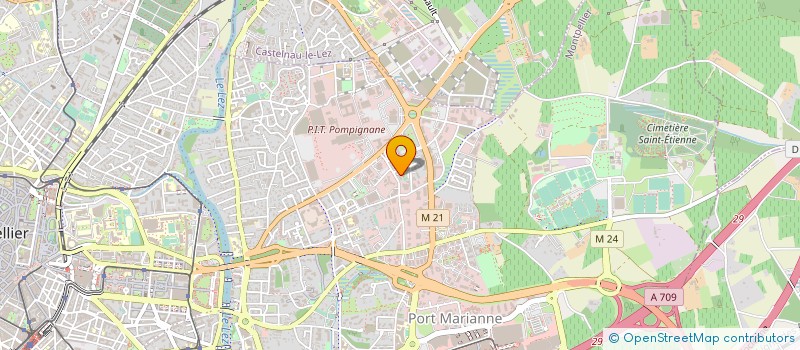 localisation de l'entreprise SCM ROMERO PESCE à MONTPELLIER