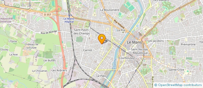 localisation de l'entreprise SCM RONDEAU  LE MANS