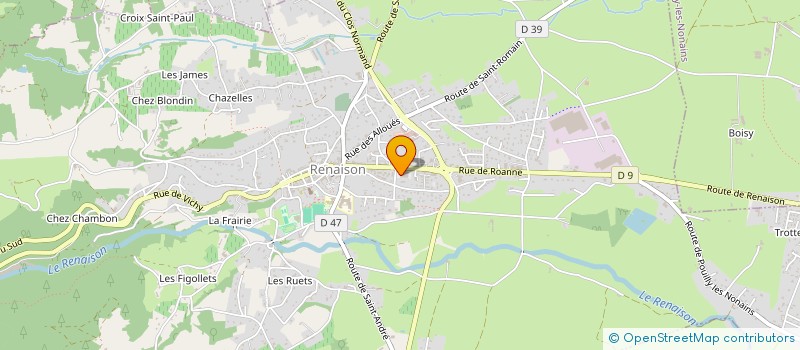 localisation de l'entreprise SCM ROSA  RENAISON