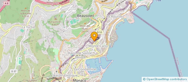 localisation de l'entreprise SCM ROSSI ZARAGOSA  BEAUSOLEIL