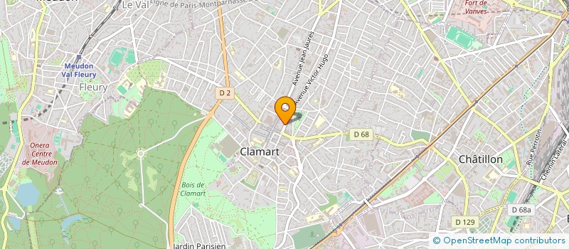 localisation de l'entreprise SCM ROSTAN LEROUX  CLAMART