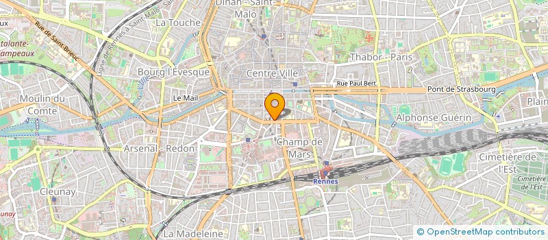 localisation de l'entreprise SCM ROULLE GOUENARD MARY à RENNES