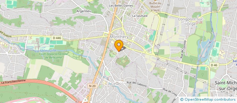 localisation de l'entreprise SCM ROUX MARIN à MONTLHERY