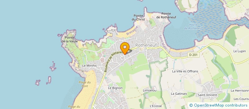 localisation de l'entreprise SCM ROZ TENEC à SAINT-MALO