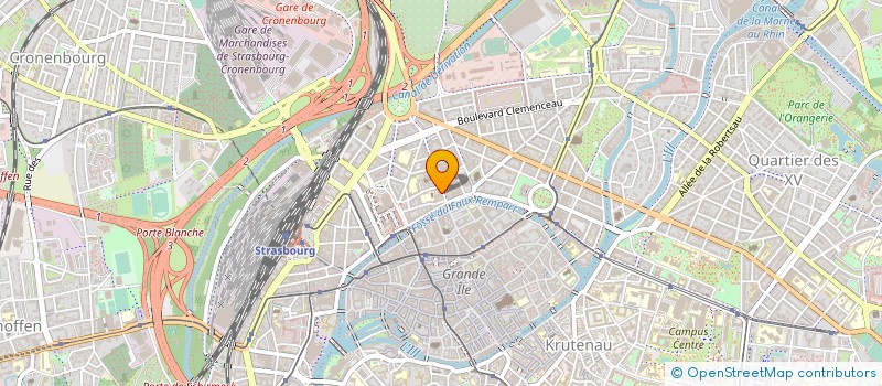 localisation de l'entreprise SCM RSP à STRASBOURG