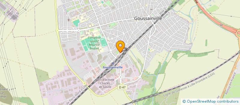 localisation de l'entreprise SCM RUBENLIOR à GOUSSAINVILLE