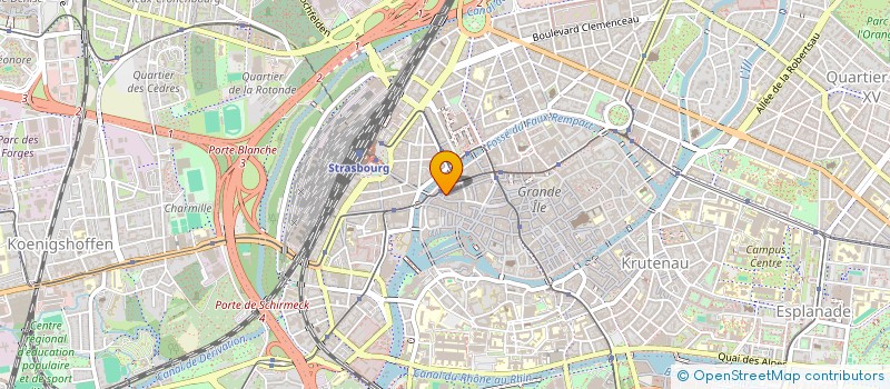 localisation de l'entreprise SCM RUE DU JEU DES ENFANTS  STRASBOURG