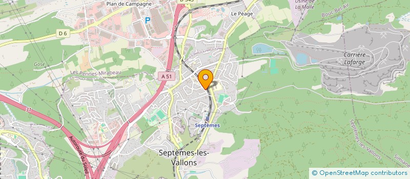 localisation de l'entreprise SCM RUGGIERI à SEPTEMES-LES-VALLONS
