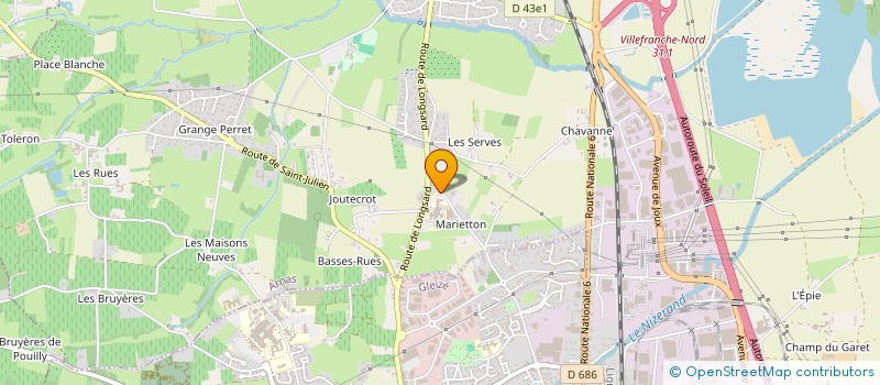 localisation de l'entreprise SCM S.G.B.2  ARNAS