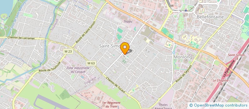 localisation de l'entreprise SCM SABE à TOULOUSE