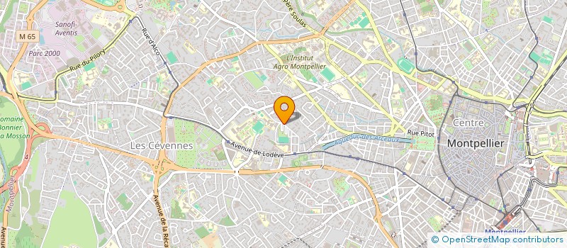 localisation de l'entreprise SCM SADATE FERNANDEZ  MONTPELLIER