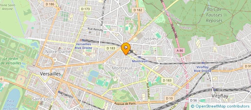 localisation de l'entreprise SCM SAFAR BUSAC à VERSAILLES