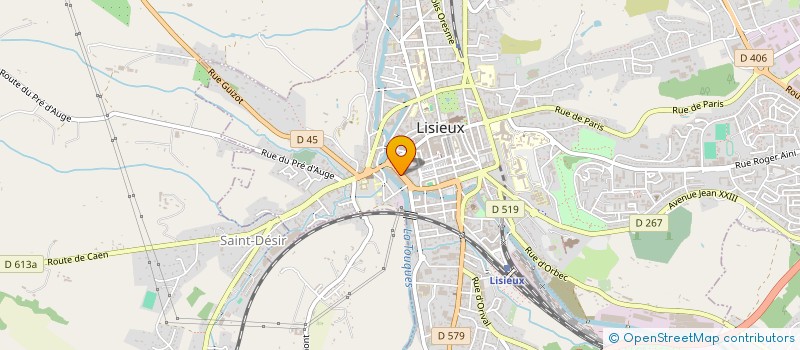 localisation de l'entreprise SCM SAGES FEMMES  LISIEUX