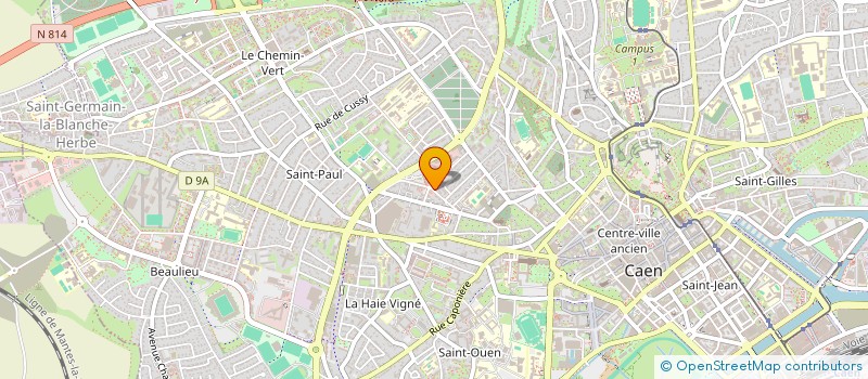 localisation de l'entreprise SCM SAGES-FEMMES LANFRANC à CAEN